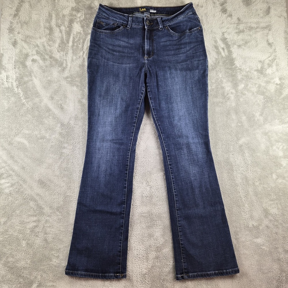 Lee Modern Series Jeans Womens 14 Medium (fits  30x30) Blue Denim Curvy Bootcut
